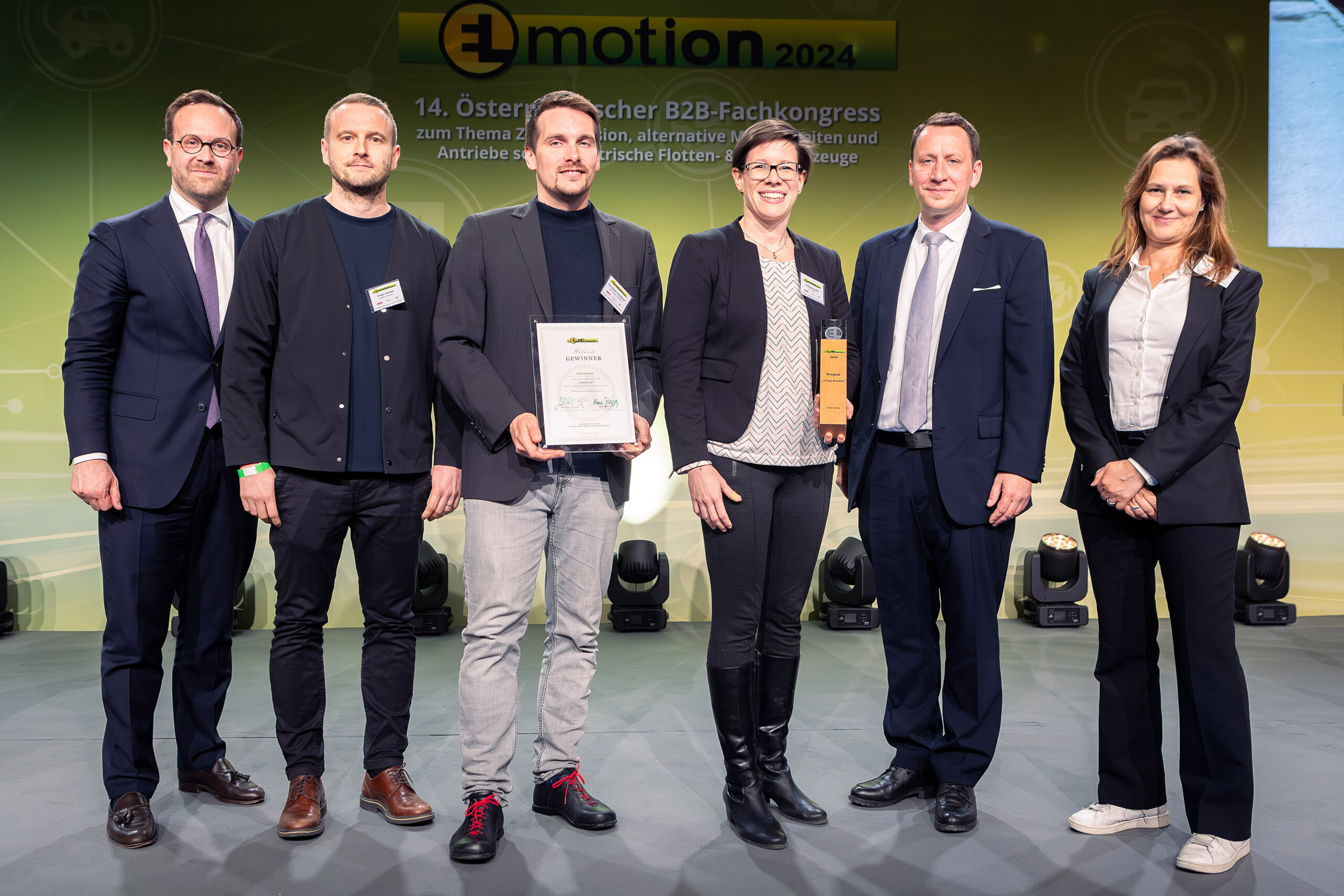 EL-MO Award 2024 Für ETaxi Austria