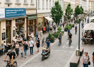 Verkehrsberuhigung und lokale Wirtschaft: rAVENUE liefert erstmals belastbare Evidenz für österreichische Klein- und Mittelstädte